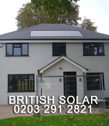 British Solar panels installed in Croydon