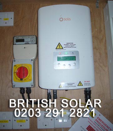 British Solar Power Rolec inverter in New Malden South West London